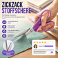 ✂️ Forbici a Zigzag per Cucito e Fai da Te | Taglio Antisfilacciamento | Lame in Acciaio Inox 2CR13 | Impugnatura Ergonomica | 4 Colori 🧵🎨