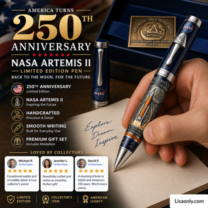 🔥Edizione limitata a 2500 esemplari in tutto il mondo, la tua potrebbe essere la prima! 🔥Penna stilografica commemorativa realizzata a mano per un veterano italiano.