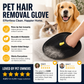 🧤 Guanto Levapeli a Doppia Faccia per Cani e Gatti | Setole in Silicone Morbido per Toelettatura e Massaggio | Riutilizzabile per Divani, Vestiti e Sedili Auto 🐾🐱🐶