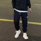 Set Felpa Girocollo Casual da Uomo