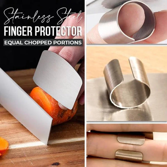👨‍🍳 Proteggi Dita in Acciaio Inox Anti-Taglio 🔪✨ - Regolabile | Antiruggine | Per Mano Destra & Sinistra | 1 o 2 Dita | Leggero & Comodo | 50% DI SCONTO