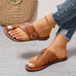 Sandali Piatti di Moda Casual, Leggeri, con Dita Divise