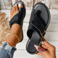 Sandali Piatti di Moda Casual, Leggeri, con Dita Divise