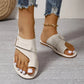 Sandali Piatti di Moda Casual, Leggeri, con Dita Divise