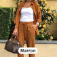 🔥Camicetta da donna in tela di cotone e pantaloni a maniche lunghe