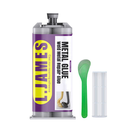 🔧✨ Colla Epossidica per Metallo Weld – Alta Resistenza, Impermeabile, -55°C a +220°C, Carteggiabile & Verniciabile – Ripara Tubi, Scarichi & Superfici Metalliche 💪