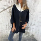 Giacca donna casual con collo in piedi e mezza zip🧥