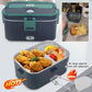🍱⚡ Portavivande Elettrico 1,8 L | Riscalda i pasti ovunque | Acciaio inox, anti-perdita, posate e borsa | Casa, ufficio e auto