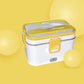 🍱⚡ Portavivande Elettrico 1,8 L | Riscalda i pasti ovunque | Acciaio inox, anti-perdita, posate e borsa | Casa, ufficio e auto