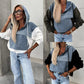Giacche di Jeans a Strati da Donna con Cappuccio e Coulisse