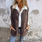Gilet corto caldo con bottoni da donna
