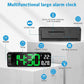 🕔🌡️ Orologio Digitale da Parete 13”/16” – Display Temperatura, Data, Giorno, Luminosità Automatica 10 Livelli, Telecomando, Cavo 3,5m – 11 Varianti 🏠✨