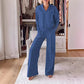Set moda casual da donna (top + pantaloni)