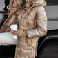 Cappotti Invernali da Donna Caldi con Cappuccio e Lunghezza Media