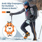 🏔️ Ramponi Antiscivolo per Scarpe e Scarponi ❄️ | Denti in Acciaio Inox con Massima Aderenza su Neve e Ghiaccio ⛓️ | Silicone Elastico Resistente al Gelo (Taglie 35-44) 🥾