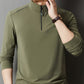 Maglie a Maniche Lunghe con Zip Metà Uomo