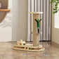 🐱 Tiragraffi Interattivo per Gatti con Piume e Palline 🪶 | Corda in Sisal Naturale Proteggi Mobili 🪵 | Base Stabile Antiribaltamento 🐾 | Design Compatto Salvaspazio