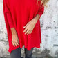 🌈Spedizione gratuita🌈Top lungo ampio lavorato a maglia a maniche lunghe con scollo a V (SCONTO 42%)