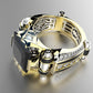 🔥2025 SALDI INVERNALI🔥 Anello vintage con fascia larga in zirconia pesante
