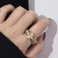 🔥2025 SALDI INVERNALI🔥 Anello vintage con fascia larga in zirconia pesante