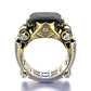 🔥2025 SALDI INVERNALI🔥 Anello vintage con fascia larga in zirconia pesante
