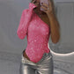 Body Donna Monospalla con Paillette