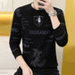 Maglia Casual da Uomo con Collo Giro e Stile Business
