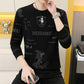 Maglia Casual da Uomo con Collo Giro e Stile Business