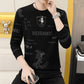 Maglia Casual da Uomo con Collo Giro e Stile Business