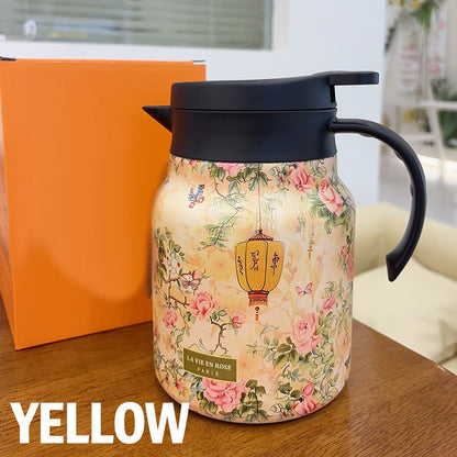 Teiera da caffè isolata sottovuoto da 1000 ml con filtro