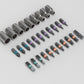 🔩🛠️ Set Cacciavite a Cricchetto 24 in 1 – Acciaio S2 Cromo-Molibdeno, Lega Alluminio Forgiata, 58 Denti, 5 Tipi di Punte, Compatto & Portatile – Ideale per Fai-da-Te & Officina ✨
