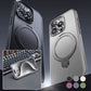 Custodia magnetica per cellulare in silicone con staffa per iPhone