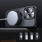 Custodia magnetica per cellulare in silicone con staffa per iPhone
