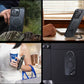 Custodia magnetica per cellulare in silicone con staffa per iPhone
