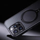 Custodia magnetica per cellulare in silicone con staffa per iPhone