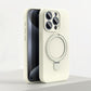 Custodia magnetica per cellulare in silicone con staffa per iPhone