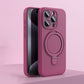 Custodia magnetica per cellulare in silicone con staffa per iPhone