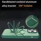 Custodia magnetica per cellulare in silicone con staffa per iPhone