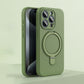 Custodia magnetica per cellulare in silicone con staffa per iPhone