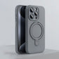 Custodia magnetica per cellulare in silicone con staffa per iPhone