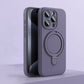 Custodia magnetica per cellulare in silicone con staffa per iPhone