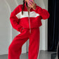 Completo Sportivo Donna a Due Pezzi con Blocco di Colore