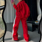 Completo Sportivo Donna a Due Pezzi con Blocco di Colore
