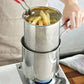 🍳 Friggitrice Multifunzionale in Acciaio Inox 304 – Con Griglia & Pinze | Antiaderente | Facile da Pulire | Ideale per Friggere, Grigliare & Cuocere ✨🍖