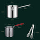 🍳 Friggitrice Multifunzionale in Acciaio Inox 304 – Con Griglia & Pinze | Antiaderente | Facile da Pulire | Ideale per Friggere, Grigliare & Cuocere ✨🍖