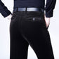 Pantaloni lunghi dritti in velluto a coste elasticizzato da uomo
