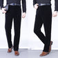 Pantaloni lunghi dritti in velluto a coste elasticizzato da uomo