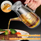 Bottiglia Dispenser per Olio con Beccuccio Antigoccia