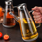 Bottiglia Dispenser per Olio con Beccuccio Antigoccia