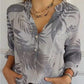 Top Donna Fashion con Stampa e Collo a V